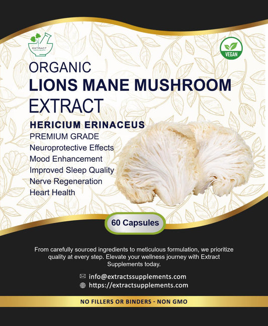 ORGANIC LIONS MANE MUSHROOM EXTRACT