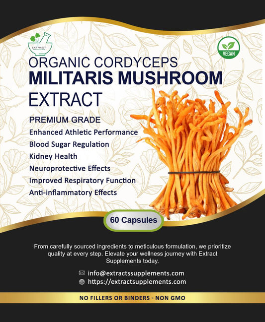 ORGANIC CORDYCEPS MILITARIS MUSHROOM EXTRACT